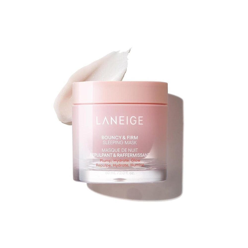Bouncy and Firm Sleeping Mask: Revitalize, Smooth, Peony & Collagen Complex, Bar